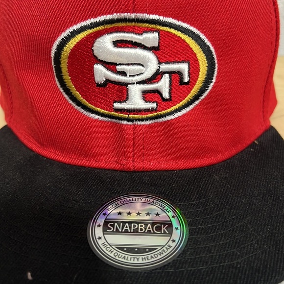 NFL San Francisco 49ers SnapBack Red Hat - Picture 2 of 5